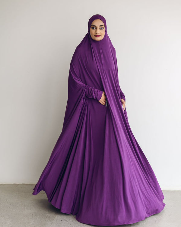 Purple full Length Burka