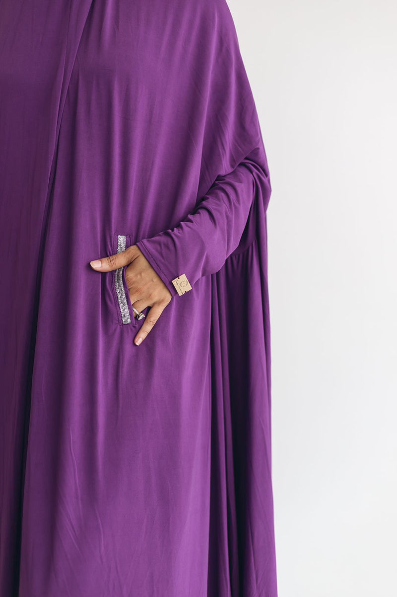 Purple full Length Burka