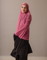 Pink with black two toned burka